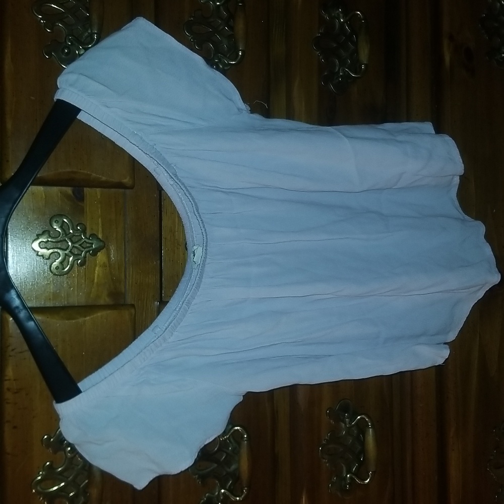 Garage off the shoulder top